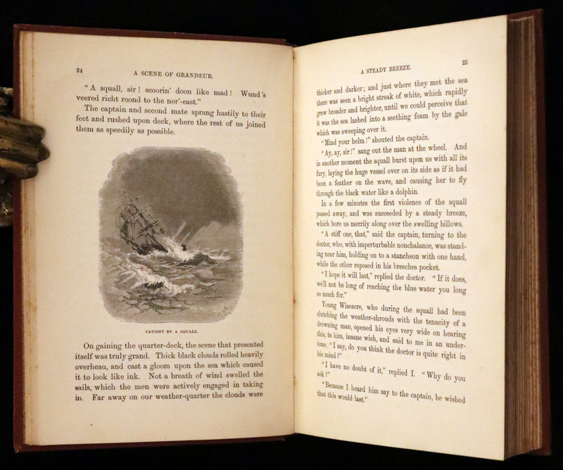 1886 Scarce edition - Hudson Bay; or, Everyday Life in the Wilds of North America by Robert Michael Ballantyne.