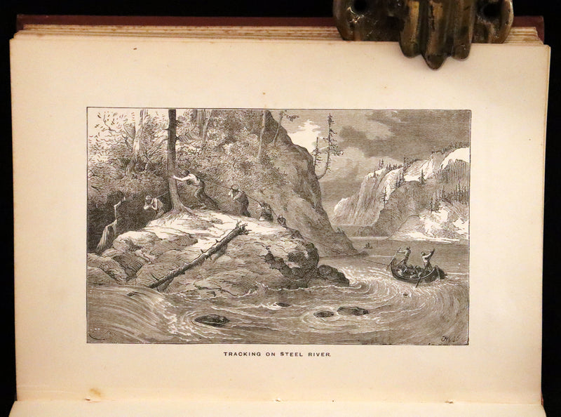 1886 Scarce edition - Hudson Bay; or, Everyday Life in the Wilds of North America by Robert Michael Ballantyne.