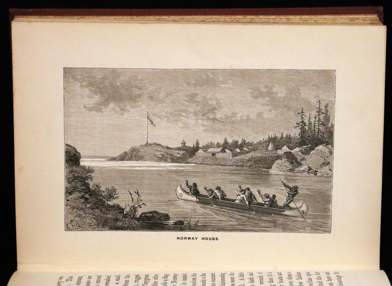 1886 Scarce edition - Hudson Bay; or, Everyday Life in the Wilds of North America by Robert Michael Ballantyne.