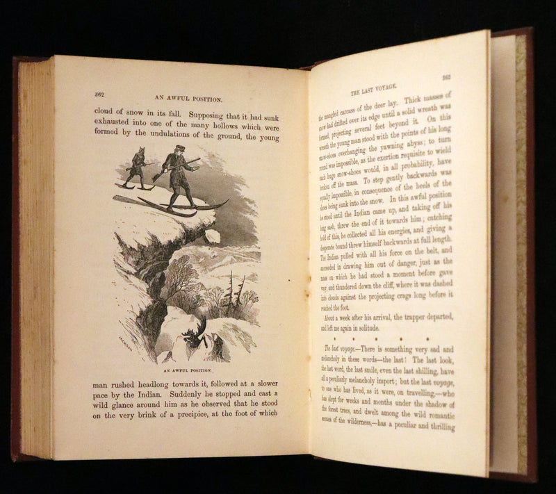 1886 Scarce edition - Hudson Bay; or, Everyday Life in the Wilds of North America by Robert Michael Ballantyne.