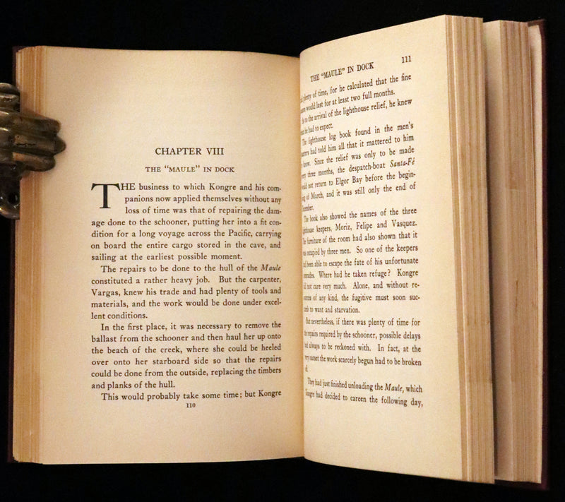 1924 Rare First US Edition - JULES VERNE, The Lighthouse at the End of the World.