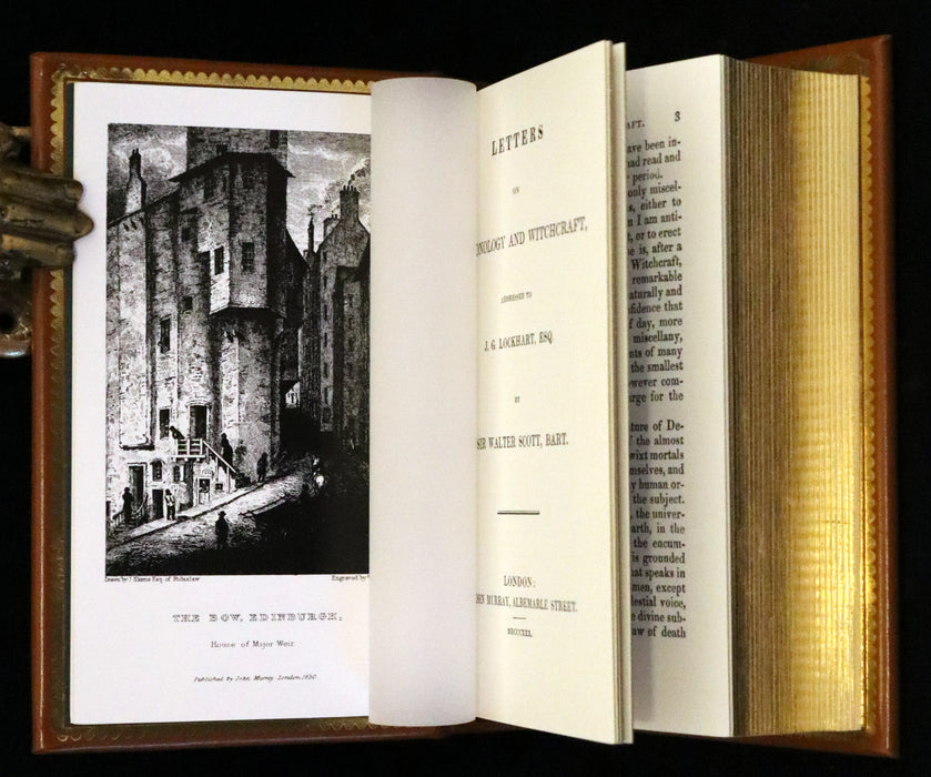 2023 Deluxe Limited Edition - (1830) Letters on Demonology and Witchcraft by Sir Walter Scott, Illustrated by George Cruikshank.