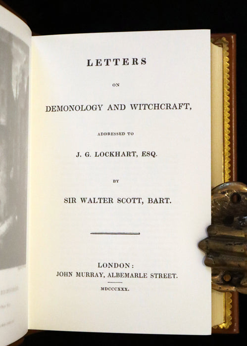 2023 Deluxe Limited Edition - (1830) Letters on Demonology and Witchcraft by Sir Walter Scott, Illustrated by George Cruikshank.