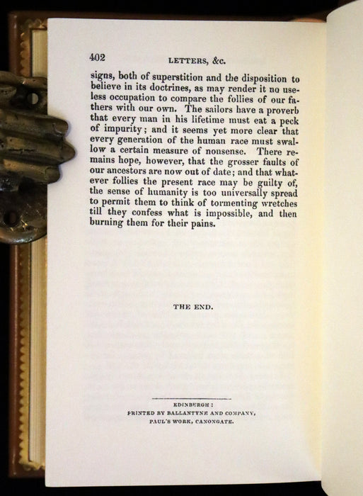 2023 Deluxe Limited Edition - (1830) Letters on Demonology and Witchcraft by Sir Walter Scott, Illustrated by George Cruikshank.