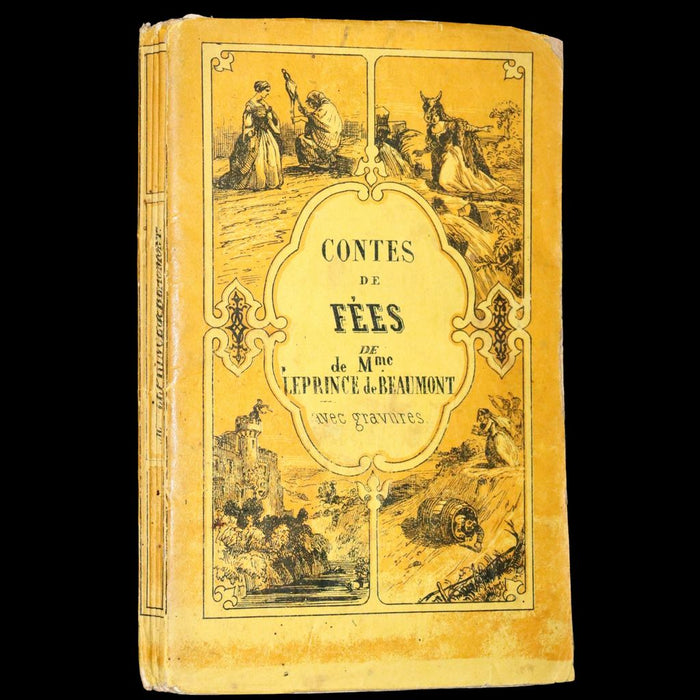 1857 Scarce French Book - Contes des Fées, Fairy Tales including Beauty and the Beast by Madame Leprince de Beaumont.