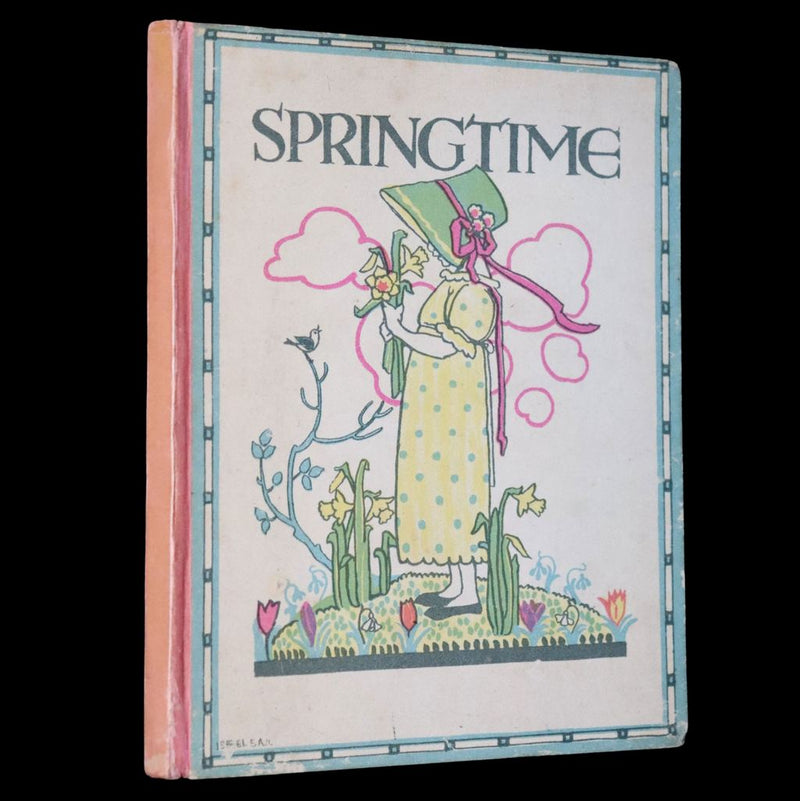 1927 Rare First Edition - Springtime, A Flower Book illustrated by Eleanor S. March.