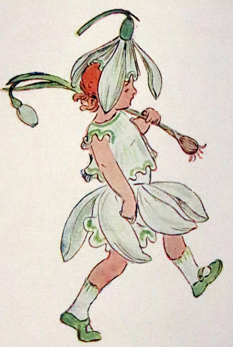 1927 Rare First Edition - Springtime, A Flower Book illustrated by Eleanor S. March.