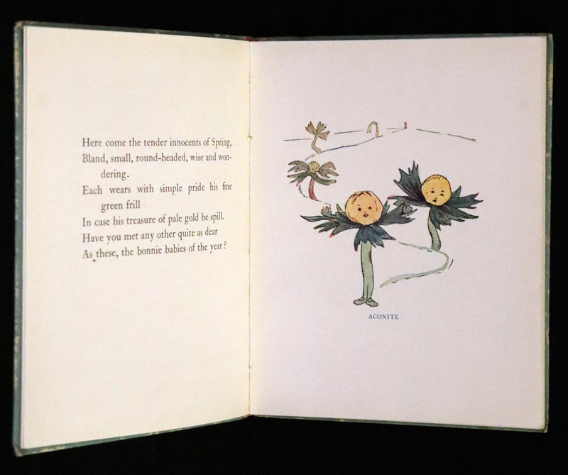 1927 Rare First Edition - Springtime, A Flower Book illustrated by Eleanor S. March.