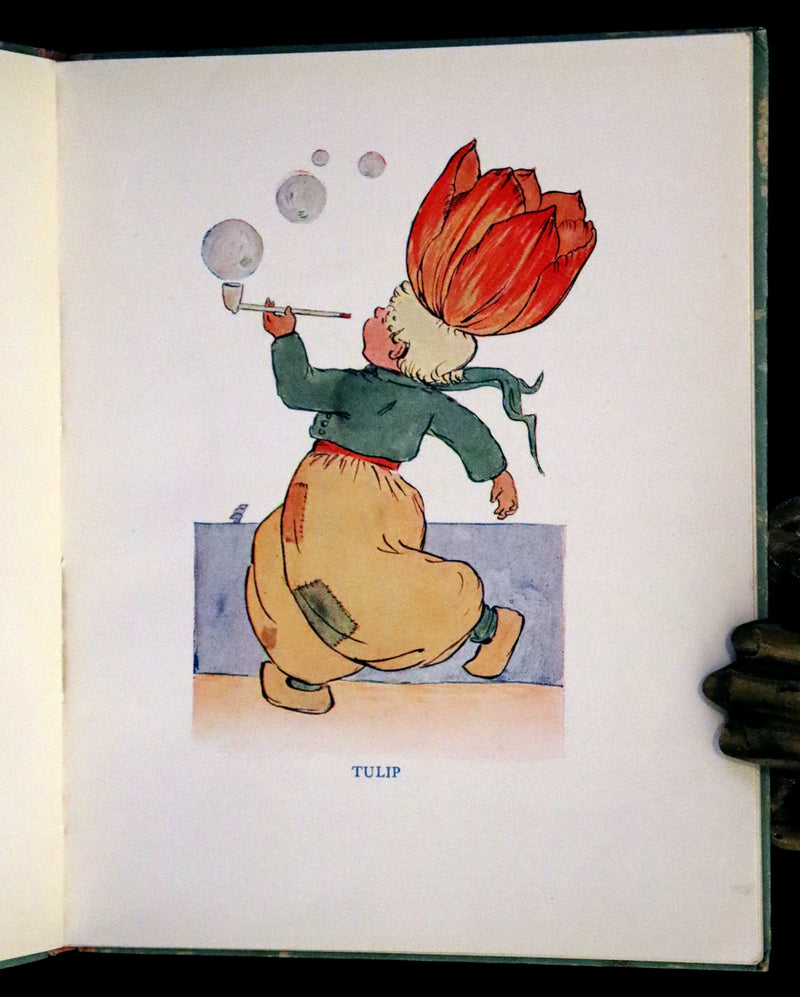 1927 Rare First Edition - Springtime, A Flower Book illustrated by Eleanor S. March.