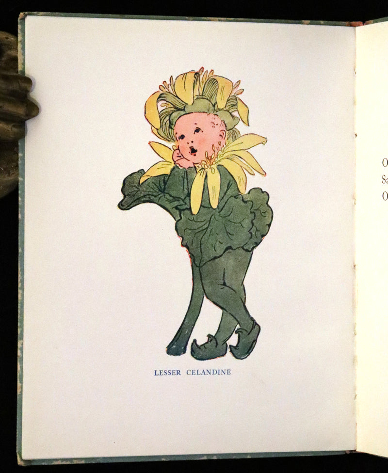 1927 Rare First Edition - Springtime, A Flower Book illustrated by Eleanor S. March.