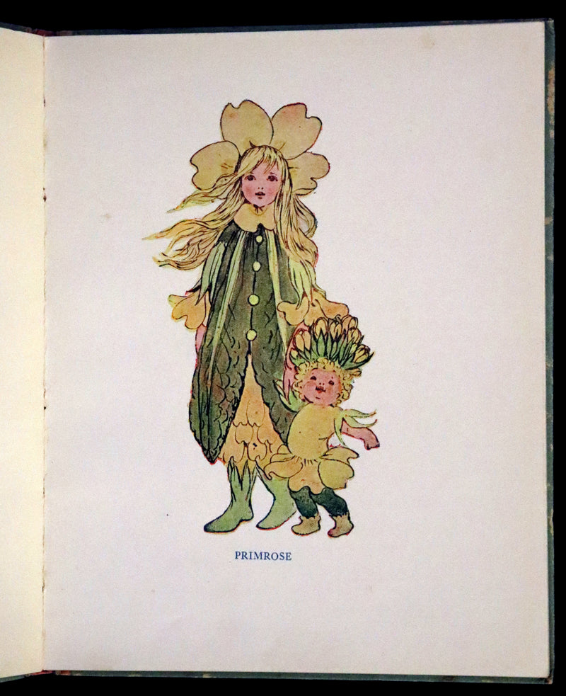 1927 Rare First Edition - Springtime, A Flower Book illustrated by Eleanor S. March.
