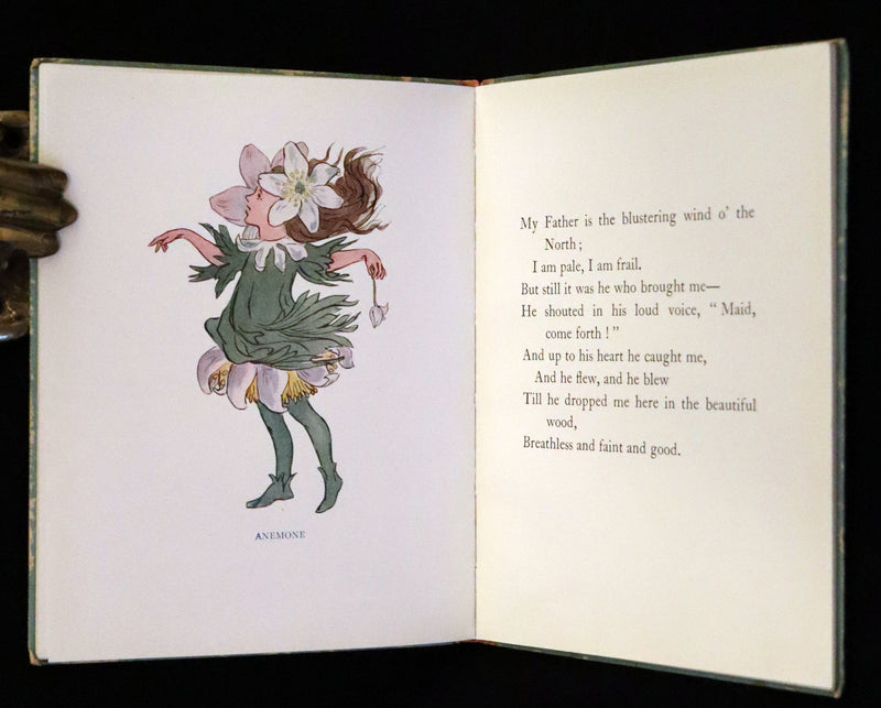 1927 Rare First Edition - Springtime, A Flower Book illustrated by Eleanor S. March.