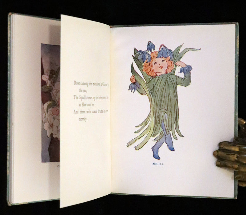 1927 Rare First Edition - Springtime, A Flower Book illustrated by Eleanor S. March.