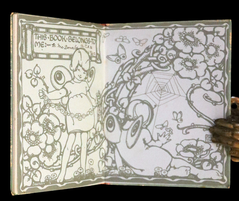 1927 Rare First Edition - Springtime, A Flower Book illustrated by Eleanor S. March.