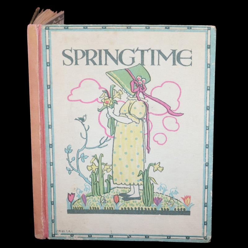 1927 Rare First Edition - Springtime, A Flower Book illustrated by Eleanor S. March.