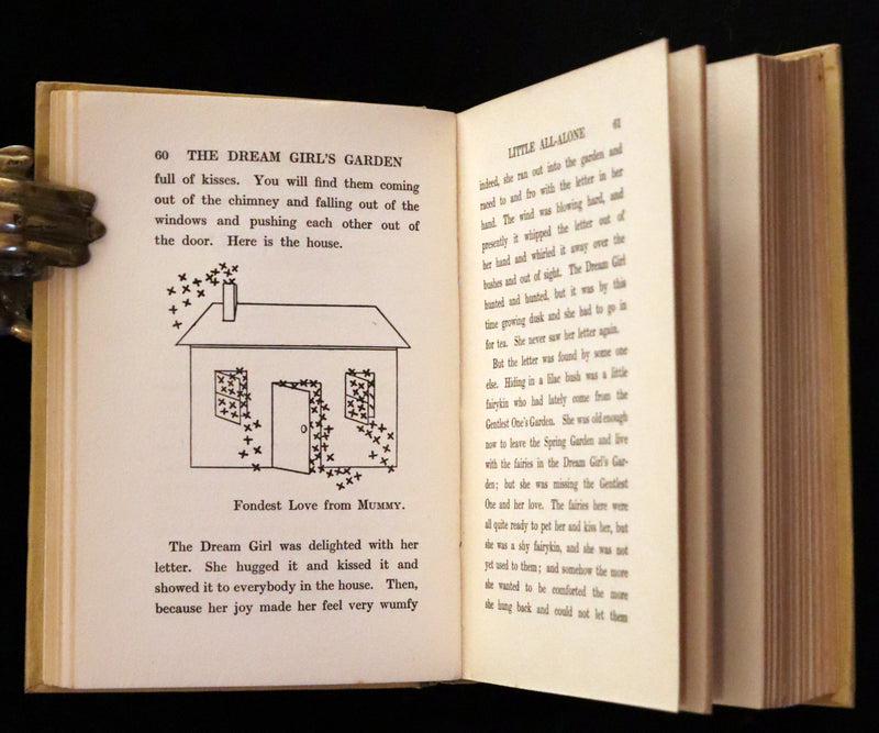 1923 Rare  First Edition - The Dream Girl's Garden by Edith Howes illustrated by D. Osborn.