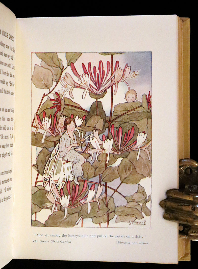1923 Rare  First Edition - The Dream Girl's Garden by Edith Howes illustrated by D. Osborn.