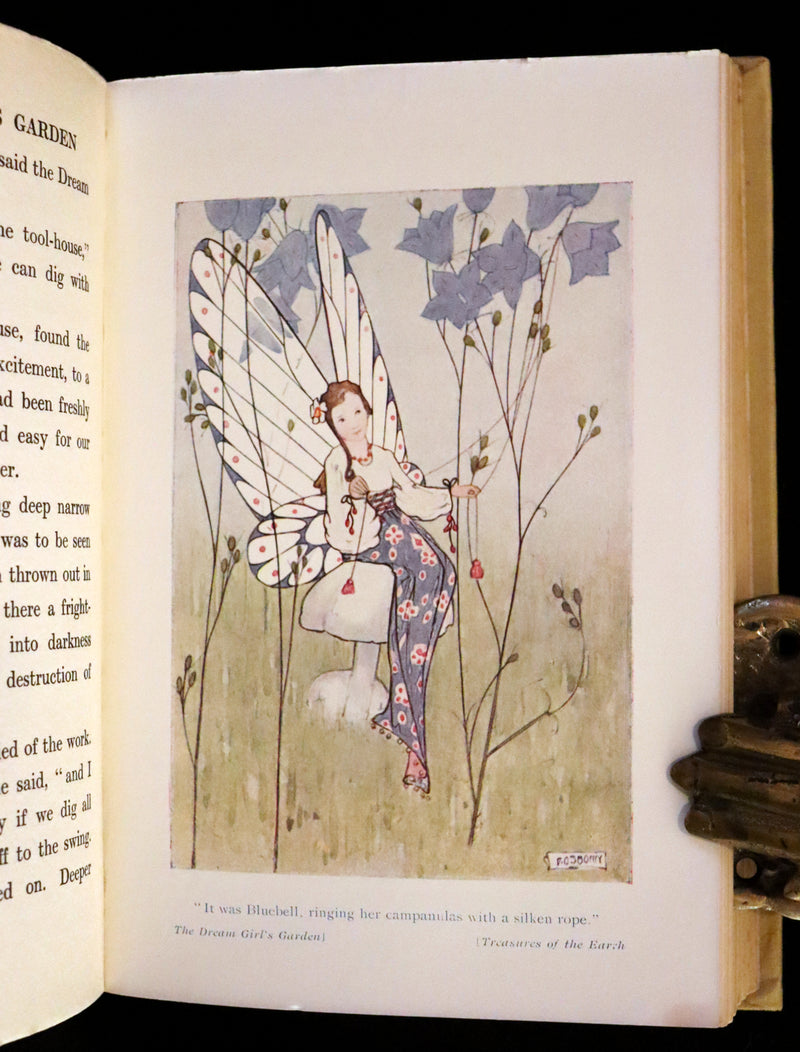 1923 Rare  First Edition - The Dream Girl's Garden by Edith Howes illustrated by D. Osborn.