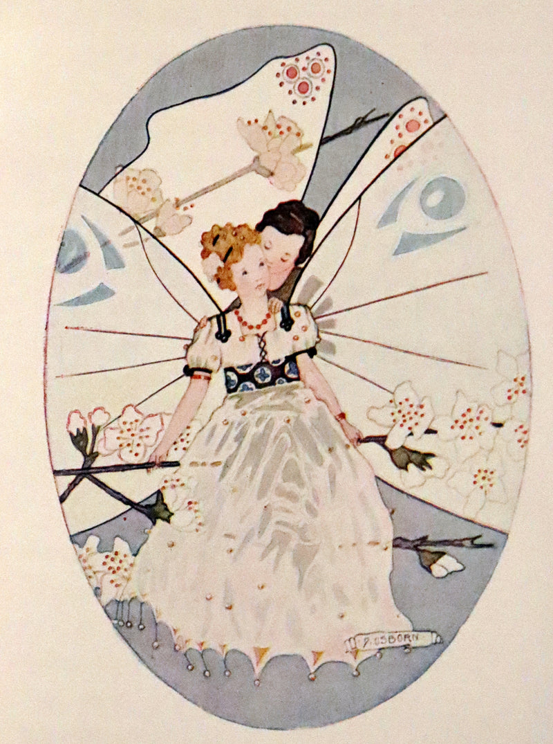 1923 Rare  First Edition - The Dream Girl's Garden by Edith Howes illustrated by D. Osborn.