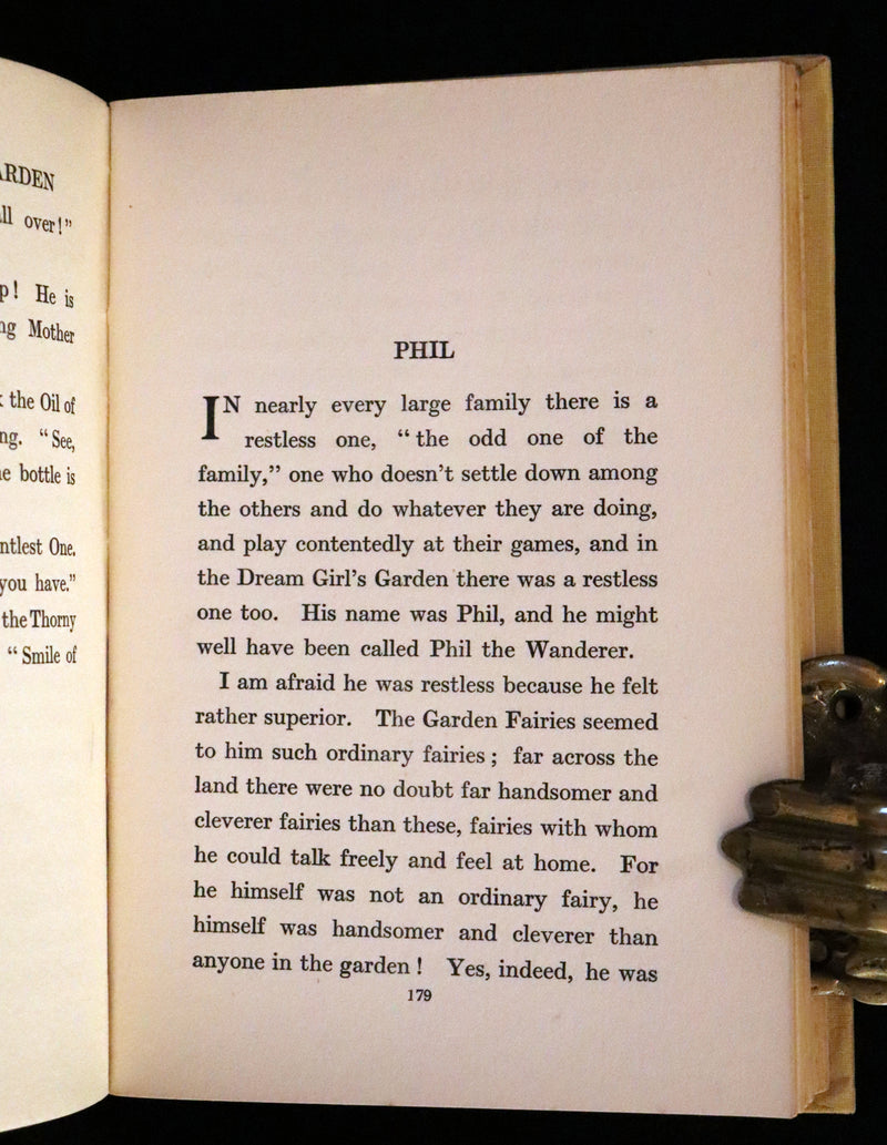 1923 Rare  First Edition - The Dream Girl's Garden by Edith Howes illustrated by D. Osborn.