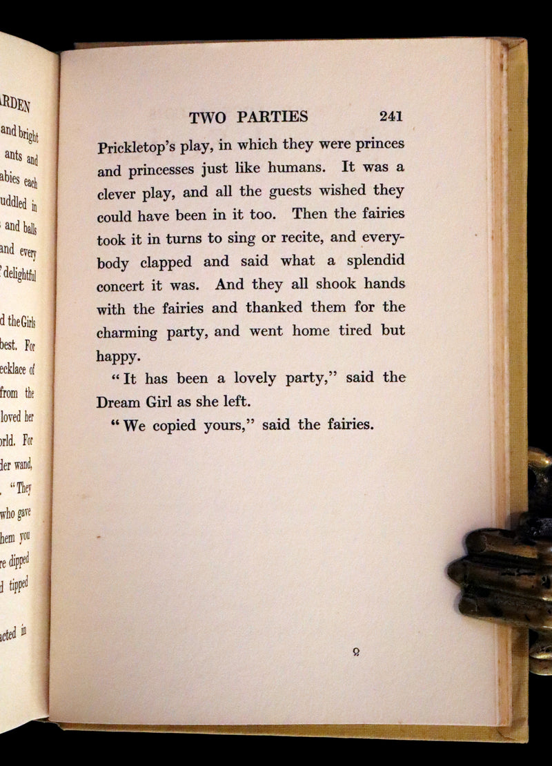 1923 Rare  First Edition - The Dream Girl's Garden by Edith Howes illustrated by D. Osborn.