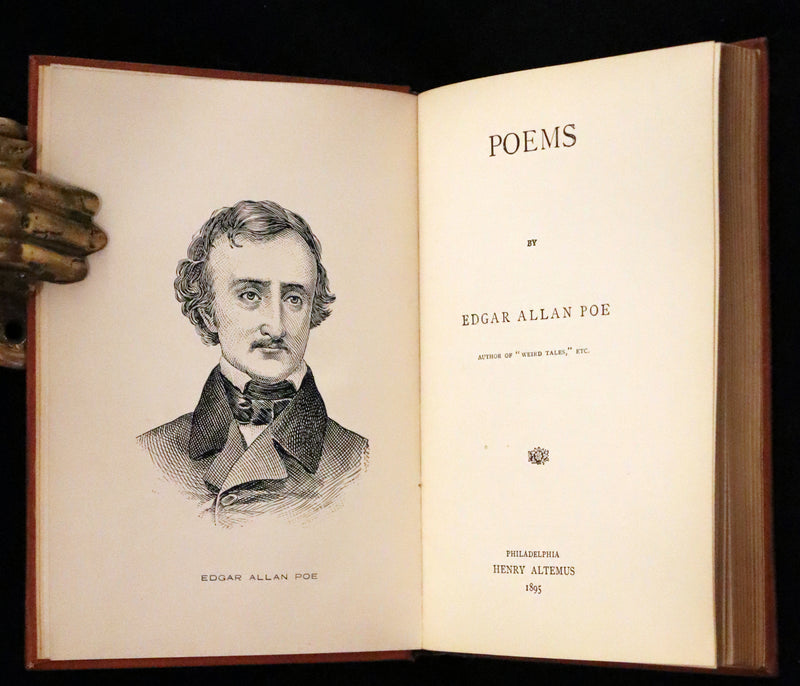 1895 Rare Book - The Raven and other Poems by Edgar Allan POE (Altemus Edition)