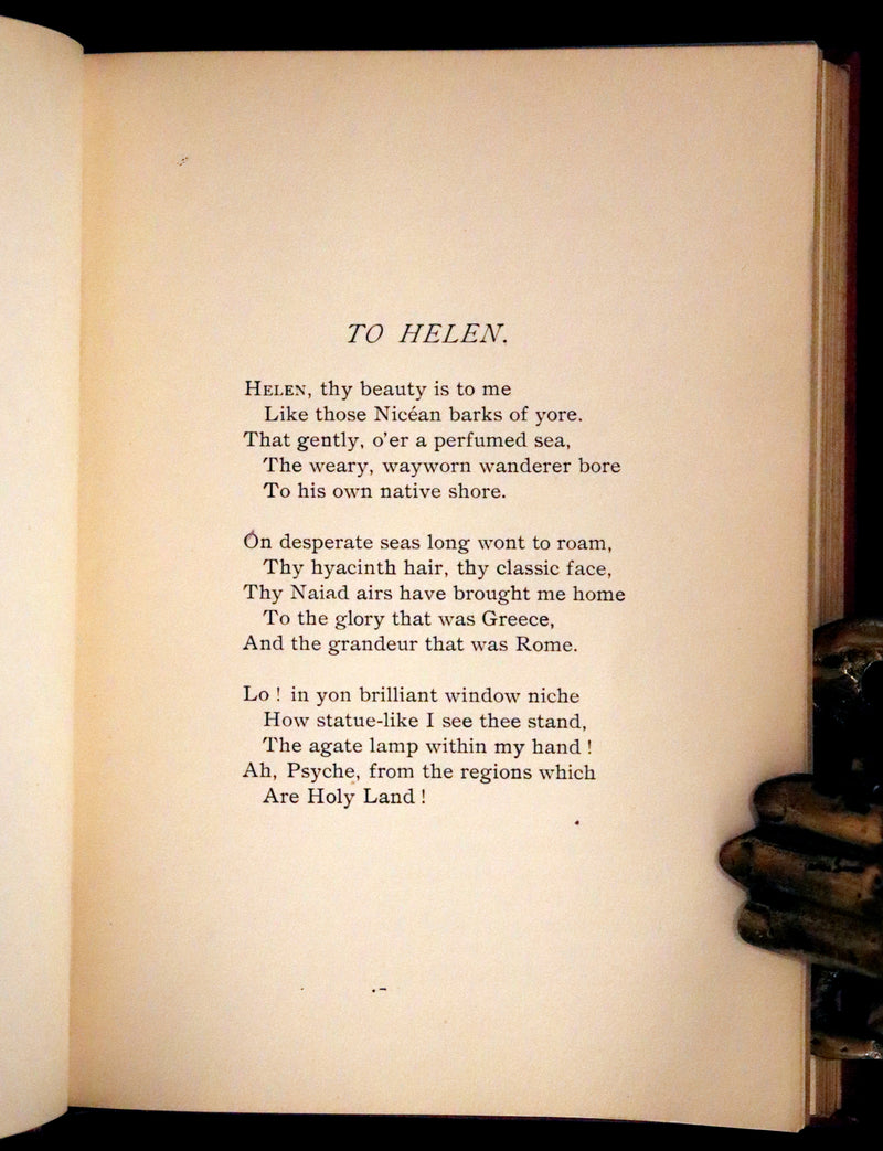 1895 Rare Book - The Raven and other Poems by Edgar Allan POE (Altemus Edition)