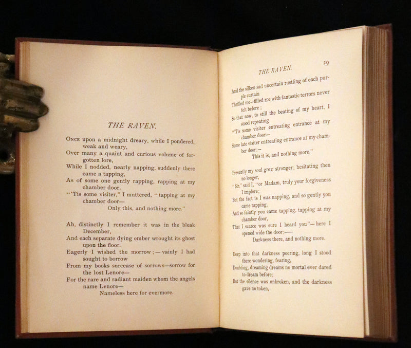 1895 Rare Book - The Raven and other Poems by Edgar Allan POE (Altemus Edition)