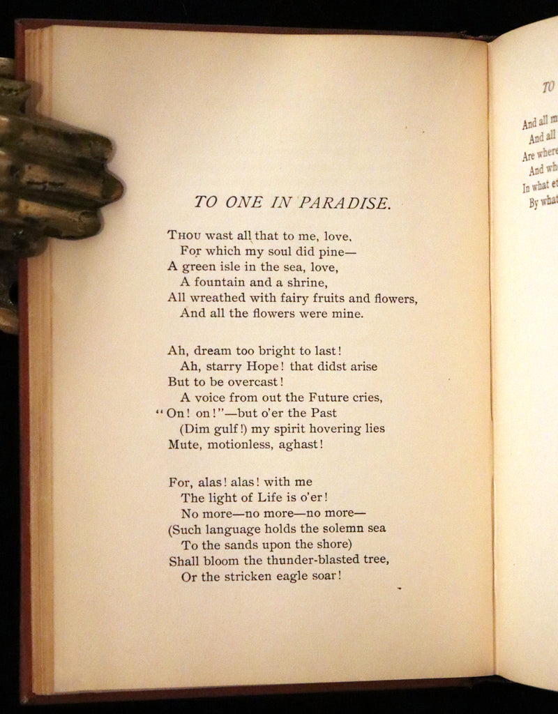 1895 Rare Book - The Raven and other Poems by Edgar Allan POE (Altemus Edition)