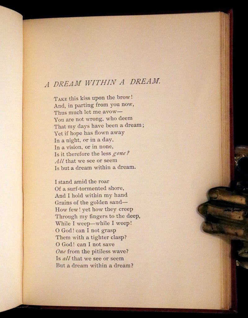 1895 Rare Book - The Raven and other Poems by Edgar Allan POE (Altemus Edition)