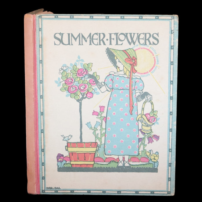 1927 Rare First Edition - Summer-Flowers, A Flower Book illustrated by Eleanor S. March.