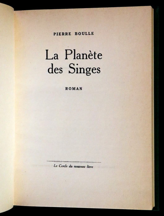 1963 Rare First Limited Edition #738 - The Planet of the Apes (La Planete des Singes) by Pierre Boulle.