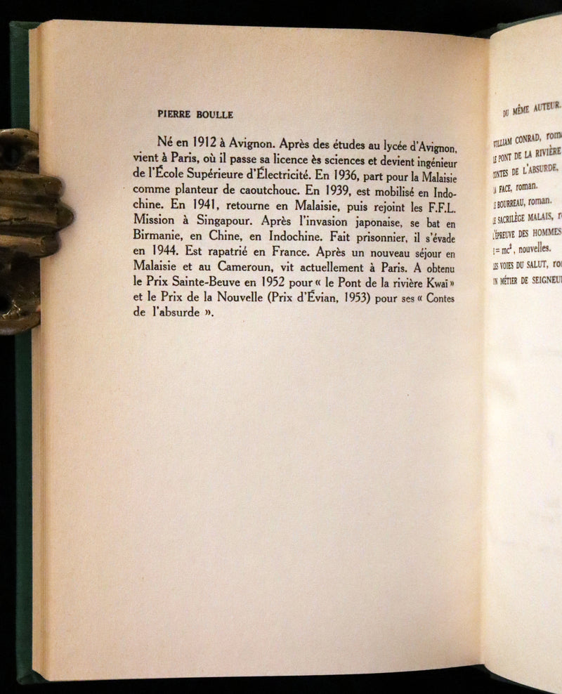 1963 Rare First Limited Edition #732 - The Planet of the Apes (La Planete des Singes) by Pierre Boulle.