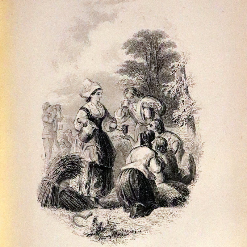 1880 Nice Victorian Binding - The Poetical Works of Henry Wadsworth Longfellow. Illustrated.