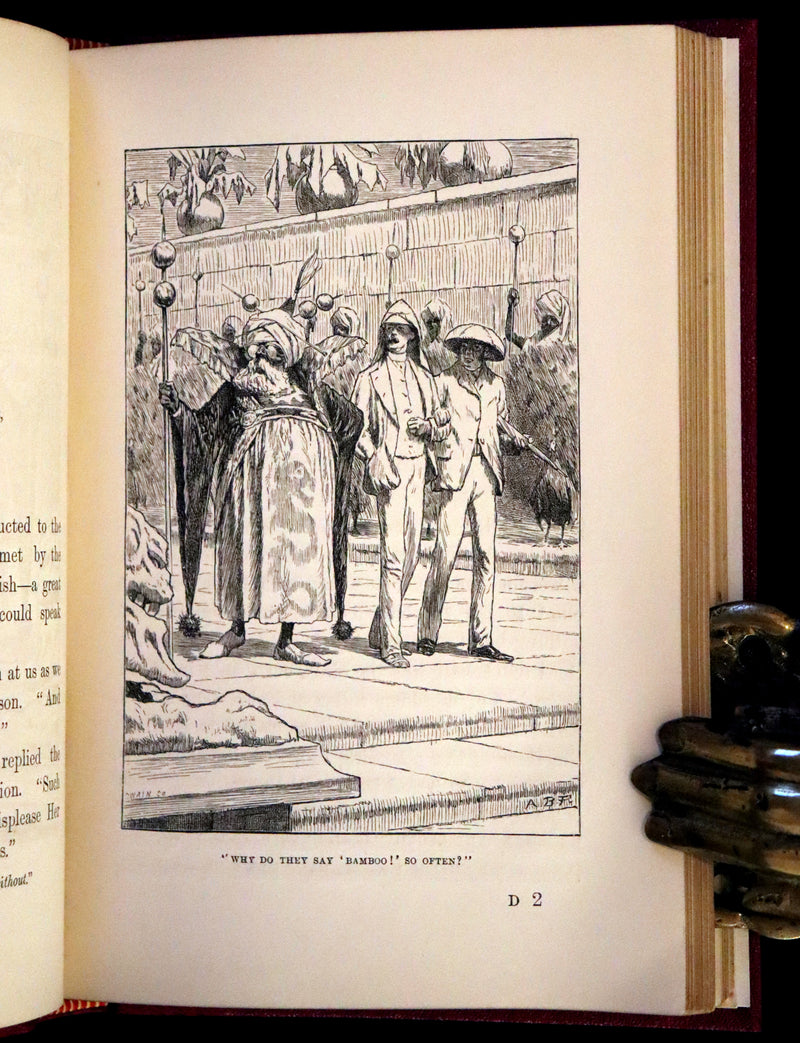 1885 Rare First Edition Book - A Tangled Tale by Lewis Carroll, illustrated by Arthur B. Frost.