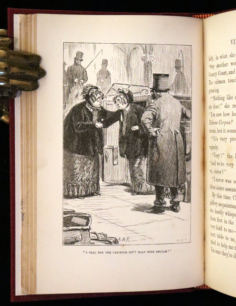 1885 Rare First Edition Book - A Tangled Tale by Lewis Carroll, illustrated by Arthur B. Frost.