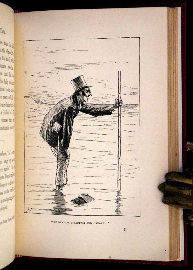 1885 Rare First Edition Book - A Tangled Tale by Lewis Carroll, illustrated by Arthur B. Frost.