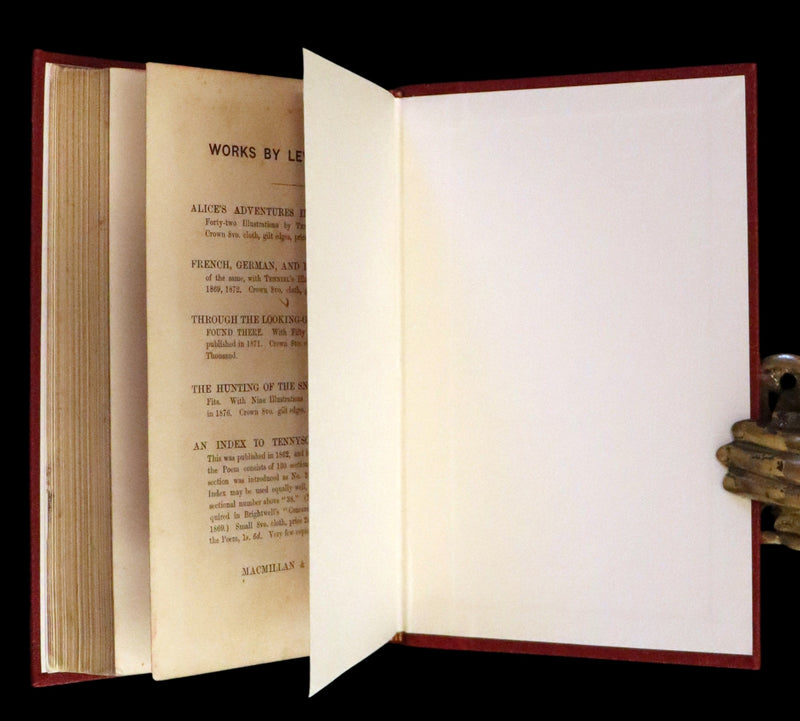 1885 Rare First Edition Book - A Tangled Tale by Lewis Carroll, illustrated by Arthur B. Frost.