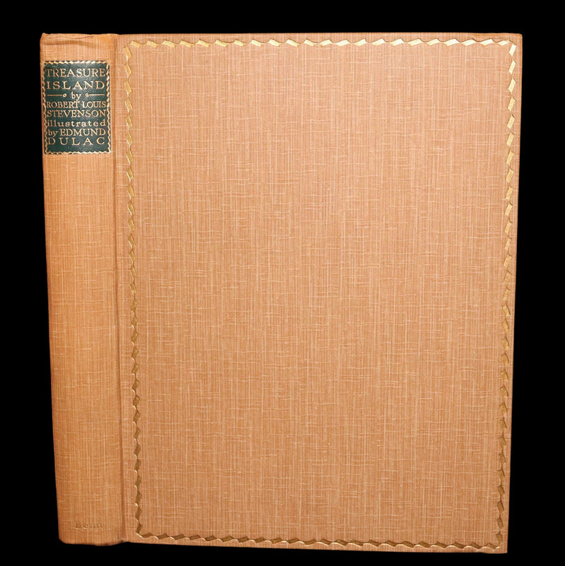 1927 First Edmund Dulac Illustrated Edition - Treasure Island by Louis Stevenson