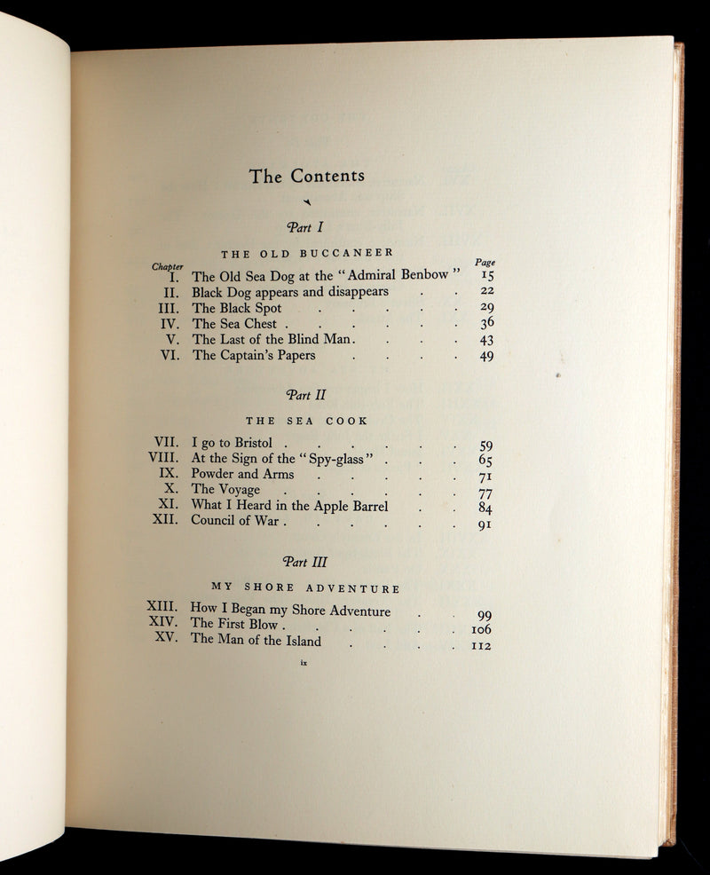 1927 First Edmund Dulac Illustrated Edition - Treasure Island by Louis Stevenson