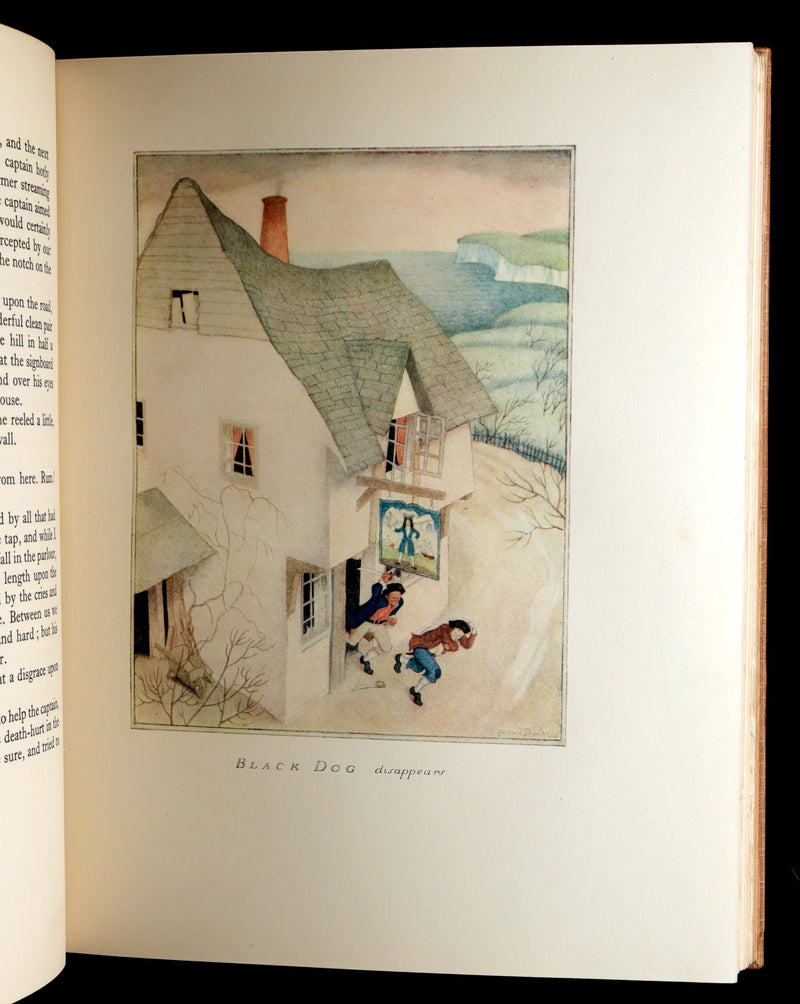 1927 First Edmund Dulac Illustrated Edition - Treasure Island by Louis Stevenson