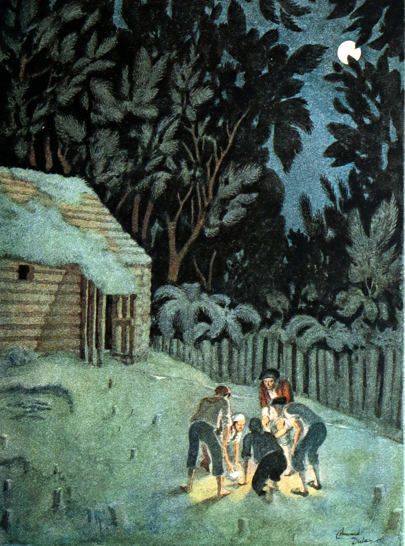 1927 First Edmund Dulac Illustrated Edition - Treasure Island by Louis Stevenson