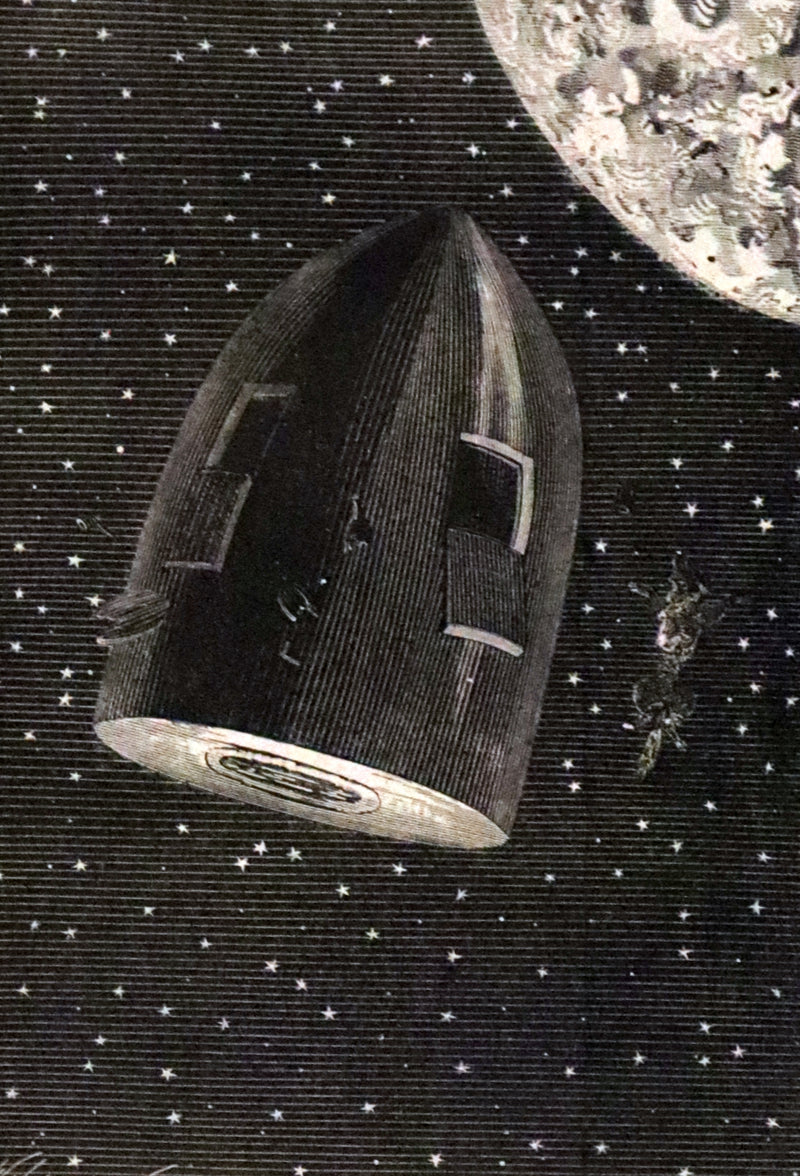 1880 Rare French Book - Around the Moon (Autour de la Lune) by Jules Verne. Illustrated.