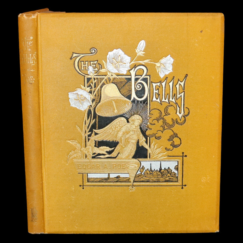 1881 Rare Book - The Bells by Edgar Allan Poe. Illustrated.