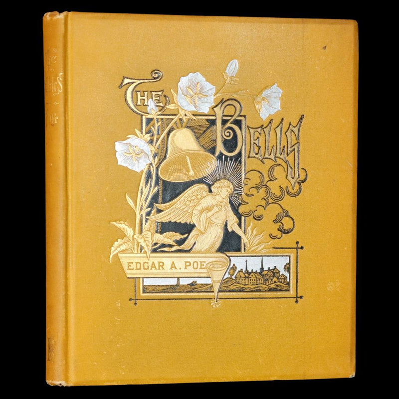 1881 Rare Book - The Bells by Edgar Allan Poe. Illustrated.