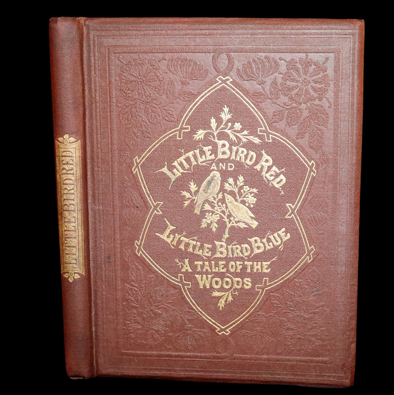 1861 Scarce Book - Little Bird Red and Little Bird Blue: A Tale of the Woods.