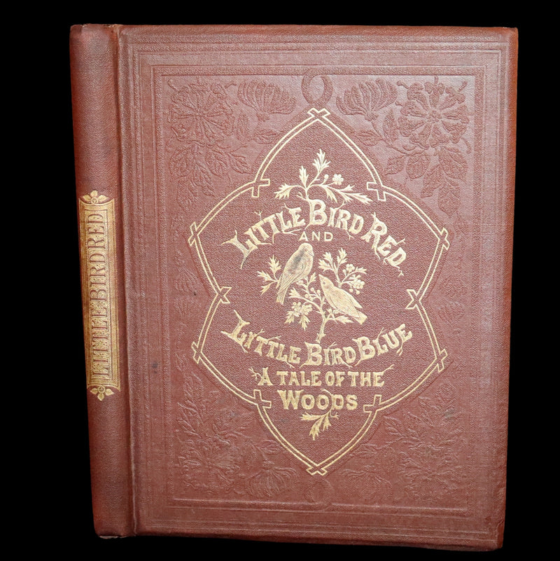 1861 Scarce Book - Little Bird Red and Little Bird Blue: A Tale of the Woods.