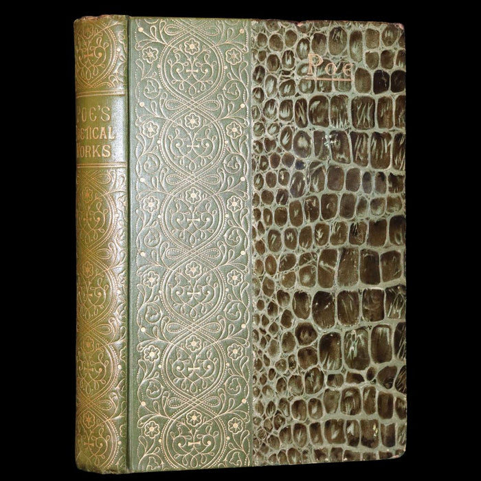 1890 Scarce Edition - The Poetical Works of Edgar Allan Poe Illustrated.