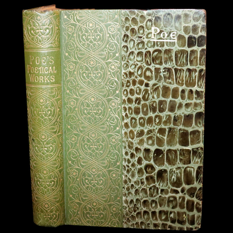 1890 Scarce Edition - The Poetical Works of Edgar Allan Poe Illustrated.
