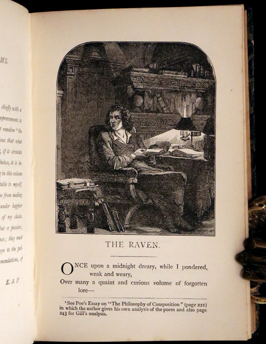 1890 Scarce Edition - The Poetical Works of Edgar Allan Poe Illustrated.